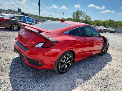 Trzecie zdjęcie samochodu z tyłu: 2018 HONDA CIVIC SI VIN:2HGFC3A58JH750273 - miniatura