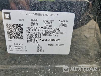 Zdjęcie 13 z 13 samochodu: 2020 CHEVROLET TRAVERSE LS VIN:1GNEVFKW0LJ306083 - miniatura