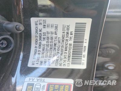 Zdjęcie 12 z 12 samochodu: 2015 HONDA CR-V EX VIN:2HKRM3H57FH551681 - miniatura