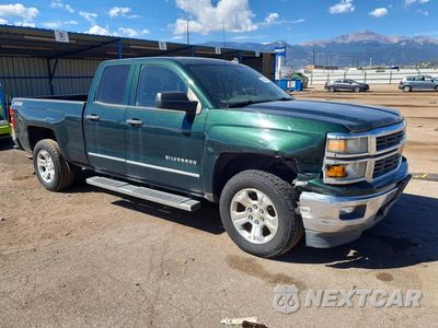 Czwarte zdjęcie samochodu z boku: 2014 CHEVROLET SILVERADO K1500 LT VIN:1GCVKREC9EZ403825 - miniatura