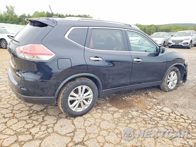 Trzecie zdjęcie samochodu z tyłu: 2016 NISSAN ROGUE SV VIN:KNMAT2MV3GP731598 - miniatura