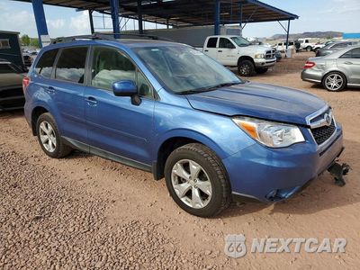 Czwarte zdjęcie samochodu z boku: 2016 SUBARU FORESTER 2.5I PREMIUM VIN:JF2SJAFC1GH451481 - miniatura