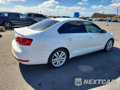 Trzecie zdjęcie samochodu z tyłu: 2014 VOLKSWAGEN JETTA GLI VIN:3VW5T7AJ7EM350417 - miniatura