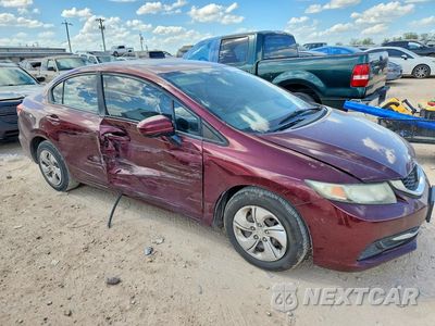 Czwarte zdjęcie samochodu z boku: 2014 HONDA CIVIC LX VIN:19XFB2F56EE057126 - miniatura