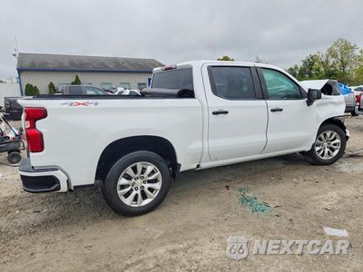 Trzecie zdjęcie samochodu z tyłu: 2023 CHEVROLET SILVERADO K1500 CUSTOM VIN:1GCPDBEK4PZ153236 - miniatura