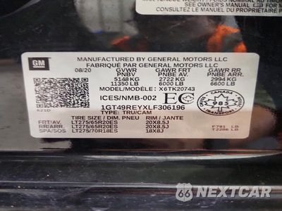 Zdjęcie 12 z 12 samochodu: 2020 GMC SIERRA K2500 DENALI VIN:1GT49REYXLF306196 - miniatura