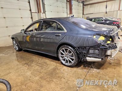 Drugie zdjęcie samochodu z przodu: 2018 MERCEDES-BENZ S 560 4MATIC VIN:WDDUG8GBXJA386429 - miniatura