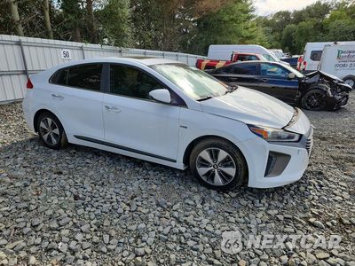 Czwarte zdjęcie samochodu z boku: 2019 HYUNDAI IONIQ LIMITED VIN:KMHC75LD0KU161914 - miniatura