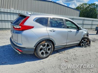Trzecie zdjęcie samochodu z tyłu: 2018 HONDA CR-V TOURING VIN:7FARW1H97JE032983 - miniatura
