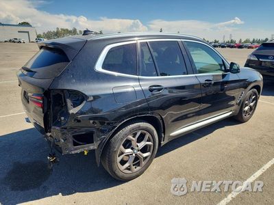 Trzecie zdjęcie samochodu z tyłu: 2023 BMW X3 SDRIVE30I VIN:5UX43DP06P9N79828 - miniatura