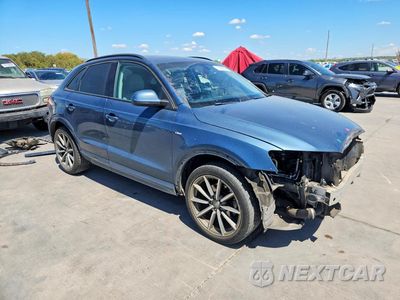 Czwarte zdjęcie samochodu z boku: 2018 AUDI Q3 PREMIUM PLUS VIN:WA1HCCFS3JR009190 - miniatura