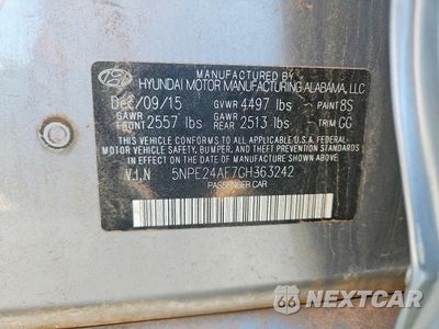 Zdjęcie 12 z 12 samochodu: 2016 HYUNDAI SONATA SE VIN:5NPE24AF7GH363242 - miniatura