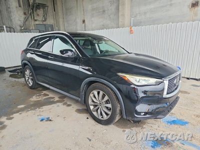Czwarte zdjęcie samochodu z boku: 2019 INFINITI QX50 LUXE VIN:3PCAJ5M16KF133626 - miniatura