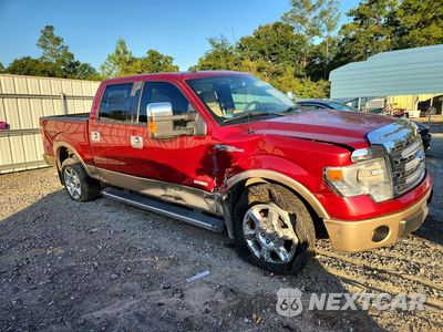 Czwarte zdjęcie samochodu z boku: 2014 FORD F150 SUPERCREW VIN:1FTFW1ETXEFB87303 - miniatura