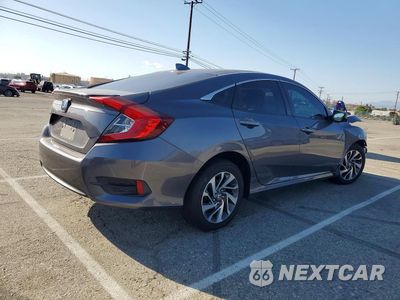 Trzecie zdjęcie samochodu z tyłu: 2018 HONDA CIVIC EX VIN:2HGFC2F77JH599396 - miniatura