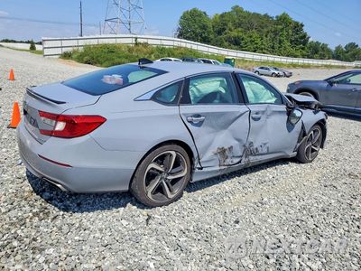 Trzecie zdjęcie samochodu z tyłu: 2022 HONDA ACCORD SPORT VIN:1HGCV1F32NA121220 - miniatura