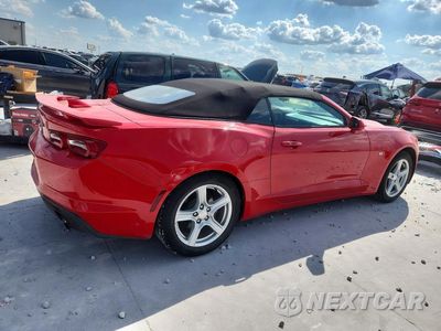 Trzecie zdjęcie samochodu z tyłu: 2019 CHEVROLET CAMARO LS VIN:1G1FB3DS3K0147197 - miniatura