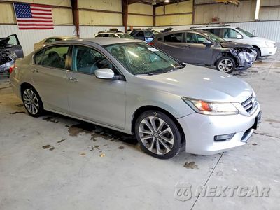 Czwarte zdjęcie samochodu z boku: 2014 HONDA ACCORD SPORT VIN:1HGCR2F54EA039288 - miniatura