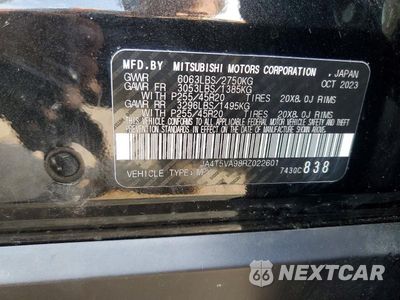 Zdjęcie 13 z 13 samochodu: 2024 MITSUBISHI OUTLANDER SE VIN:JA4T5VA98RZ022601 - miniatura