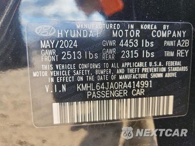 Zdjęcie 13 z 13 samochodu: 2024 HYUNDAI SONATA SEL VIN:KMHL64JA0RA414991 - miniatura