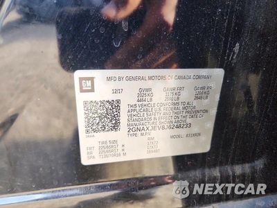Zdjęcie 12 z 12 samochodu: 2018 CHEVROLET EQUINOX LT VIN:2GNAXJEV8J6248233 - miniatura