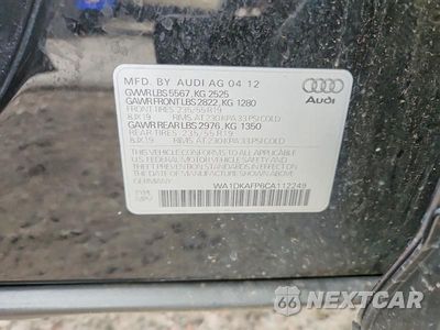 Zdjęcie 13 z 13 samochodu: 2012 AUDI Q5 PREMIUM PLUS VIN:WA1DKAFP6CA112249 - miniatura