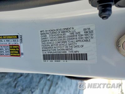 Zdjęcie 14 z 14 samochodu: 2025 HONDA ODYSSEY EXL VIN:5FNRL6H62SB074888 - miniatura
