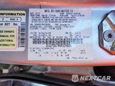 Zdjęcie 13 z 13 samochodu: 2017 FORD FUSION S VIN:3FA6P0G79HR328026 - miniatura