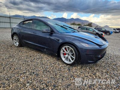 Czwarte zdjęcie samochodu z boku: 2024 TESLA MODEL 3 VIN:5YJ3E1ET6RF864654 - miniatura