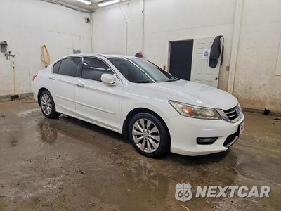 Czwarte zdjęcie samochodu z boku: 2014 HONDA ACCORD TOURING VIN:1HGCR3F9XEA007180 - miniatura