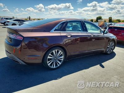 Trzecie zdjęcie samochodu z tyłu: 2019 LINCOLN MKZ RESERVE II VIN:3LN6L5EC7KR628511 - miniatura