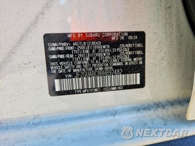 Zdjęcie 12 z 12 samochodu: 2024 SUBARU CROSSTREK VIN:JF2GUABC8RH892482 - miniatura