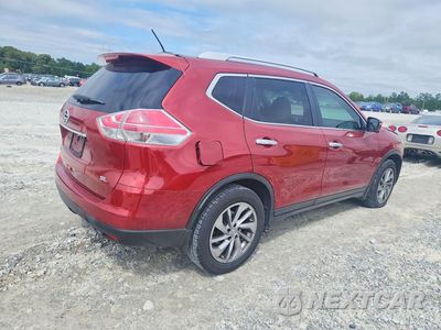 Trzecie zdjęcie samochodu z tyłu: 2015 NISSAN ROGUE SL VIN:5N1AT2MT1FC854817 - miniatura