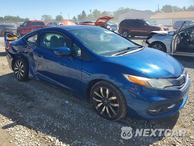 Czwarte zdjęcie samochodu z boku: 2014 HONDA CIVIC EXL VIN:2HGFG3B04EH524065 - miniatura