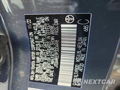 Zdjęcie 12 z 12 samochodu: 2023 TOYOTA COROLLA LE VIN:JTDB4MEE9P3004498 - miniatura
