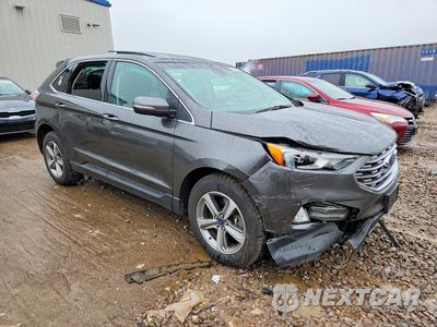 Czwarte zdjęcie samochodu z boku: 2019 FORD EDGE SEL VIN:2FMPK4J96KBC25663 - miniatura