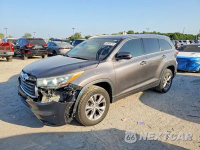 2015 TOYOTA HIGHLANDER XLE 5TDKKRFH6FS047253 - główne zdjęcie licytacji z USA - miniatura