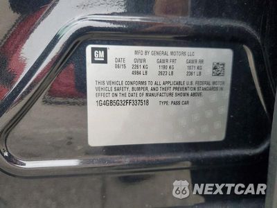 Zdjęcie 13 z 13 samochodu: 2015 BUICK LACROSSE VIN:1G4GB5G32FF337518 - miniatura