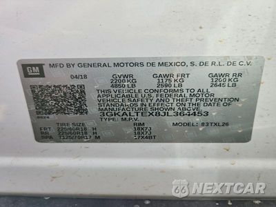 Zdjęcie 13 z 13 samochodu: 2018 GMC TERRAIN SLE VIN:3GKALTEX8JL364453 - miniatura