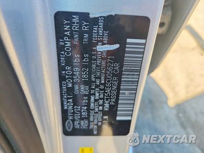 Zdjęcie 12 z 12 samochodu: 2012 HYUNDAI ACCENT GS VIN:KMHCT5AE6CU056271 - miniatura