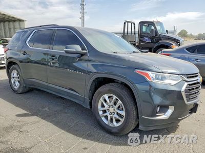 Czwarte zdjęcie samochodu z boku: 2021 CHEVROLET TRAVERSE LT VIN:1GNERGKW0MJ207288 - miniatura