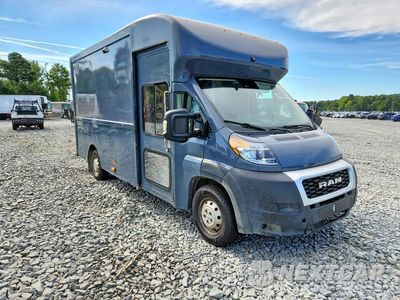 Czwarte zdjęcie samochodu z boku: 2022 RAM PROMASTER - DELIVERY TRUCK VIN:3C7WRVMG2NE136684 - miniatura