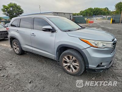 Czwarte zdjęcie samochodu z boku: 2016 TOYOTA HIGHLANDER LE PLUS VIN:5TDBKRFHXGS259414 - miniatura