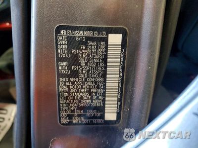 Zdjęcie 12 z 12 samochodu: 2013 NISSAN JUKE S VIN:JN8AF5MR5DT201815 - miniatura