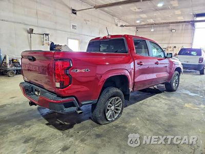 Trzecie zdjęcie samochodu z tyłu: 2023 CHEVROLET COLORADO LT VIN:1GCPTCEK3P1173842 - miniatura