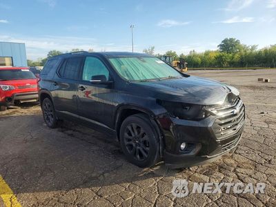 Czwarte zdjęcie samochodu z boku: 2020 CHEVROLET TRAVERSE RS VIN:1GNEVJKW5LJ315915 - miniatura