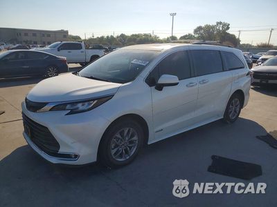 2021 TOYOTA SIENNA XLE 5TDYRKEC0MS033025 - główne zdjęcie licytacji z USA - miniatura