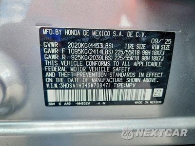 Zdjęcie 13 z 13 samochodu: 2025 ACURA ADX VIN:3HDSA1H34SM708471 - miniatura