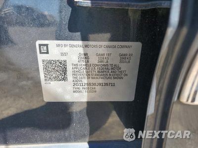 Zdjęcie 12 z 12 samochodu: 2018 CHEVROLET IMPALA PREMIER VIN:2G1125S30J9135711 - miniatura