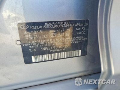 Zdjęcie 12 z 12 samochodu: 2015 HYUNDAI SONATA SE VIN:5NPE24AF7FH242581 - miniatura